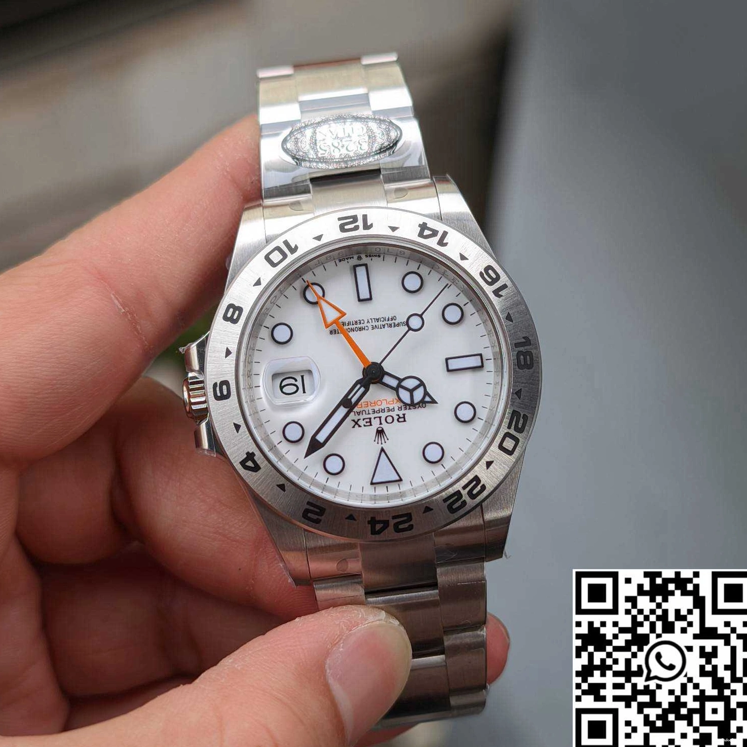 Steel Factory M226570-0001 White Explorer Stainless Rolex Clean Dial 1116